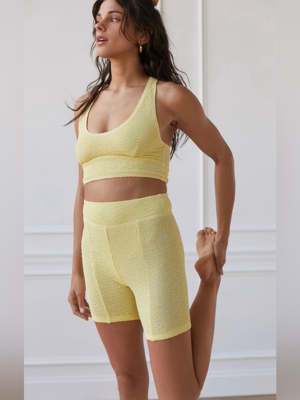 URBAN OUTFITTERS Tatum CROP Top sz M & Bike SHORT Sz S SeT